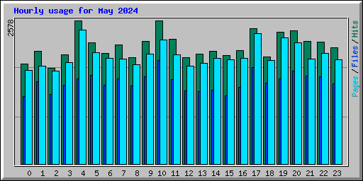 Hourly usage for May 2024